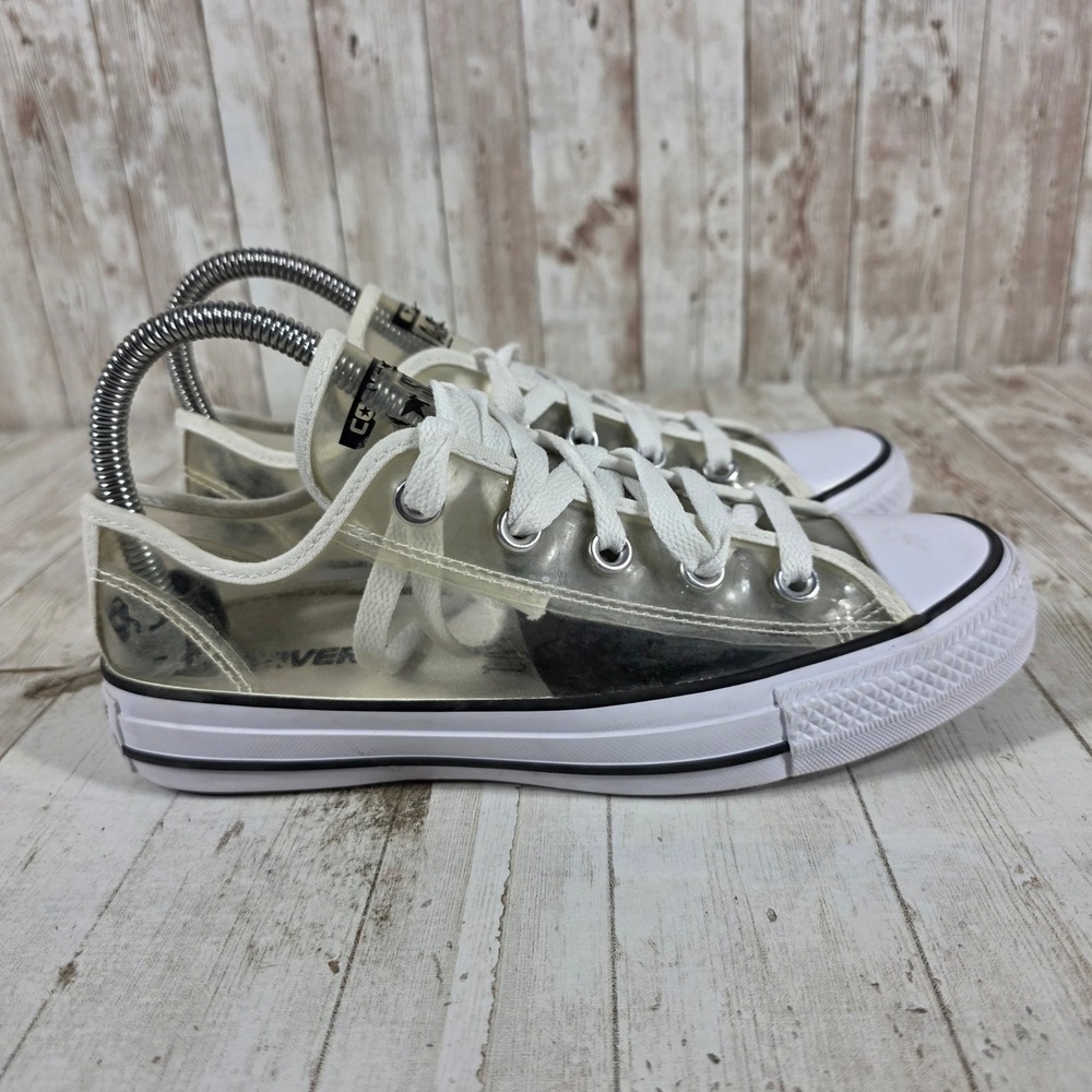 Converse Chuck Taylor All Star Clear Translucent Low Top Sneakers  Womens 6